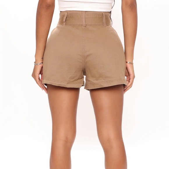 Paperbag Trouser Shorts - Picture 2 of 6